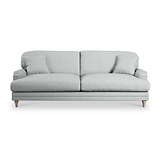 Bampton 4 Seater Sofa Sky Oak Feet from Roseland Furniture
