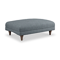 Bampton Banquette Footstool Granite Beech Feet from Roseland Furniture