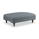 Bampton Banquette Footstool Granite Beech Feet from Roseland Furniture