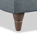 Bampton Banquette Footstool Granite Beech Feet from Roseland Furniture