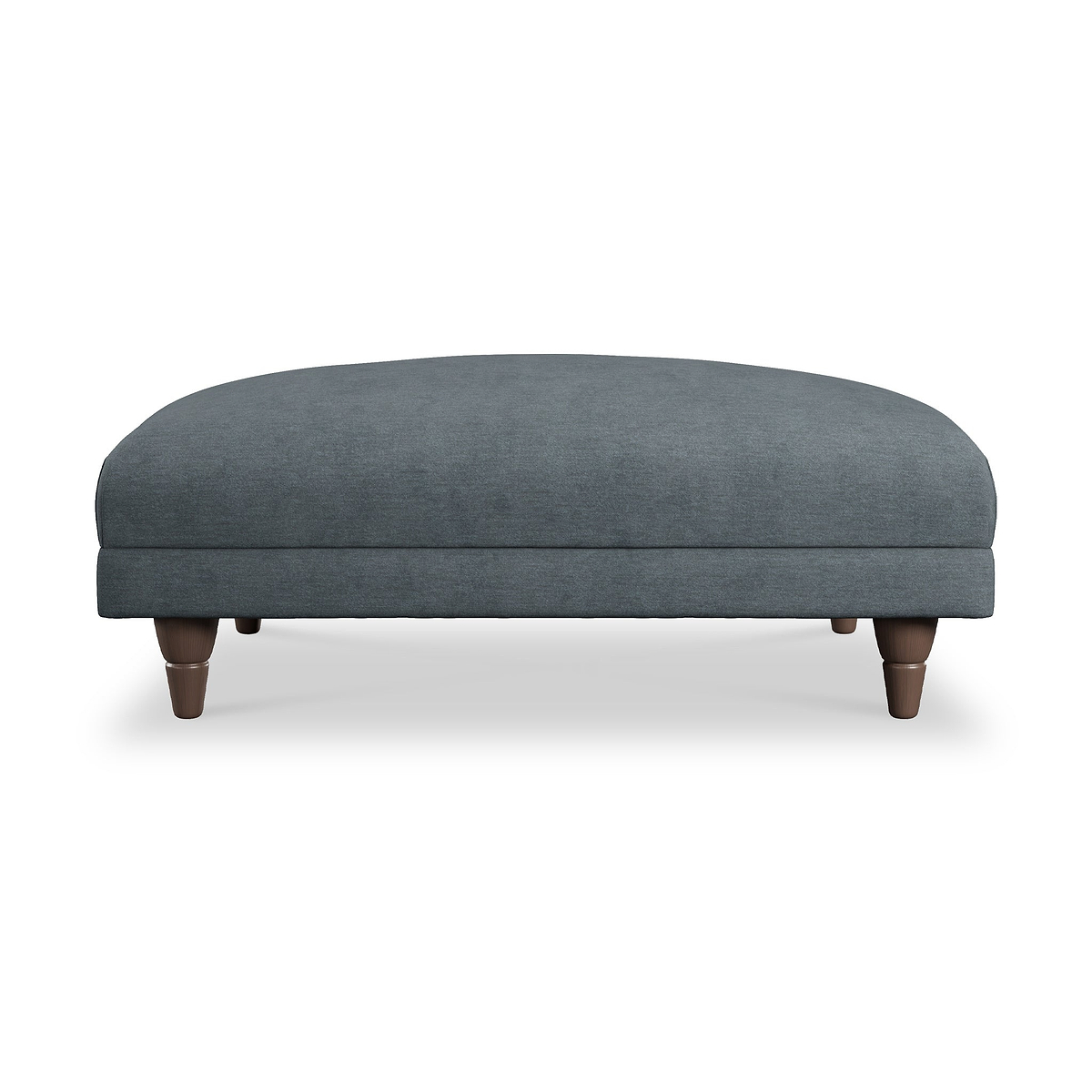 Bampton Banquette Footstool Granite Beech Feet from Roseland Furniture