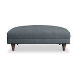 Bampton Banquette Footstool Granite Beech Feet from Roseland Furniture