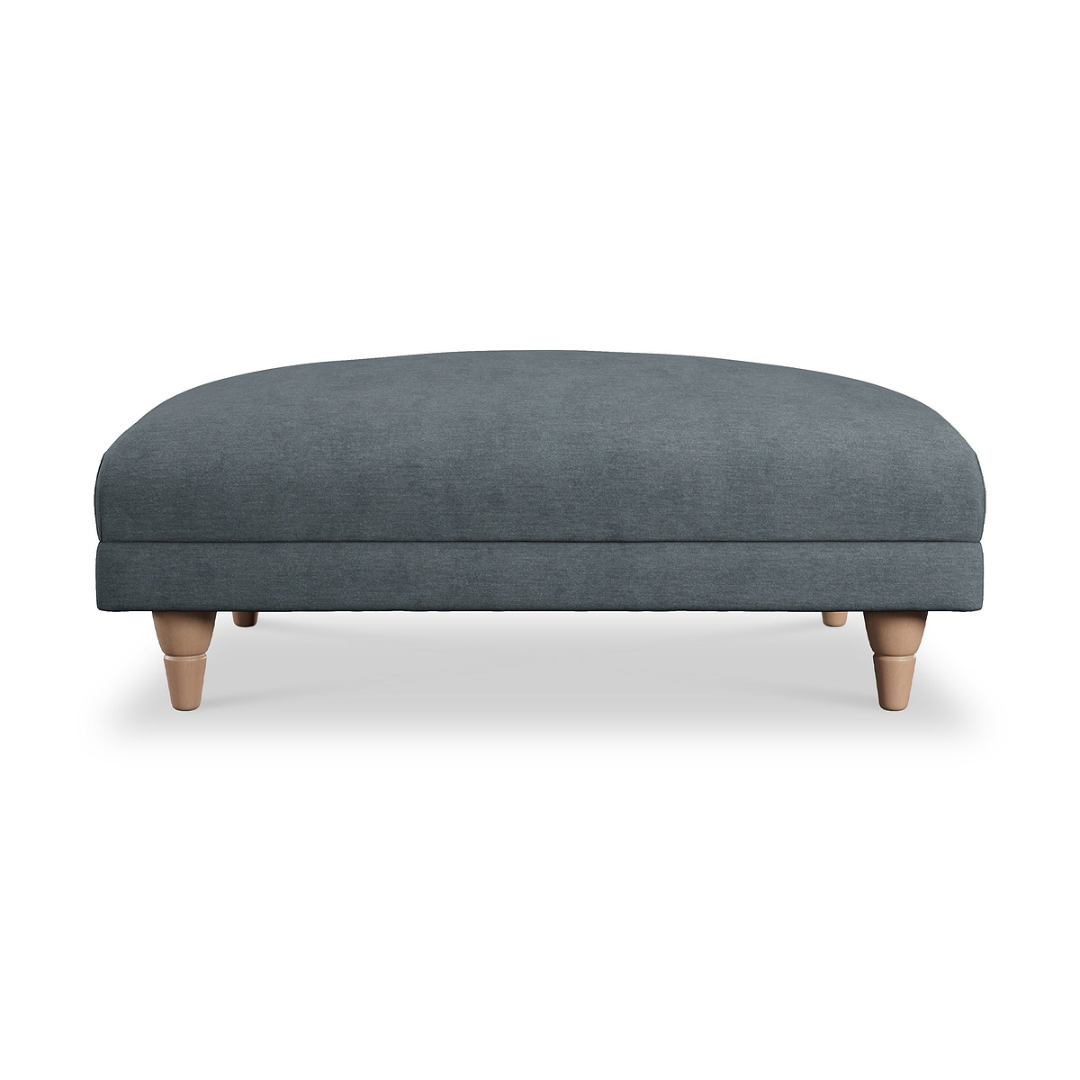 Bampton Banquette Footstool Granite Oak Feet from Roseland Furniture