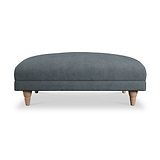Bampton Banquette Footstool Granite Oak Feet from Roseland Furniture