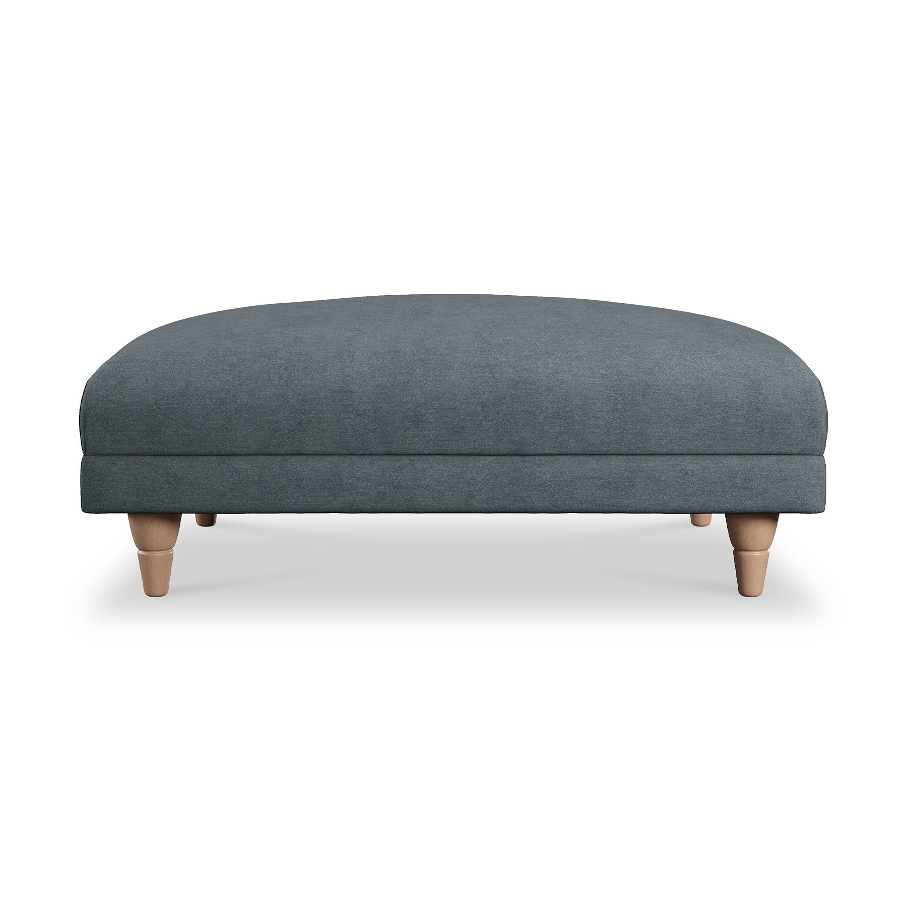 Bampton Banquette Footstool Granite Oak Feet from Roseland Furniture