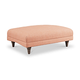 Bampton Banquette Footstool Salmon Beech Feet from Roseland Furniture
