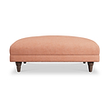Bampton Banquette Footstool Salmon Beech Feet from Roseland Furniture