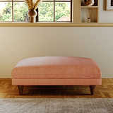 Bampton Banquette Footstool Salmon Beech Feet from Roseland Furniture