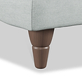 Bampton Banquette Footstool Sky Beech Feet from Roseland Furniture