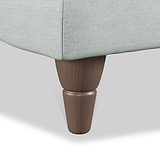Bampton Banquette Footstool Sky Beech Feet from Roseland Furniture