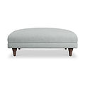 Bampton Banquette Footstool Sky Beech Feet from Roseland Furniture