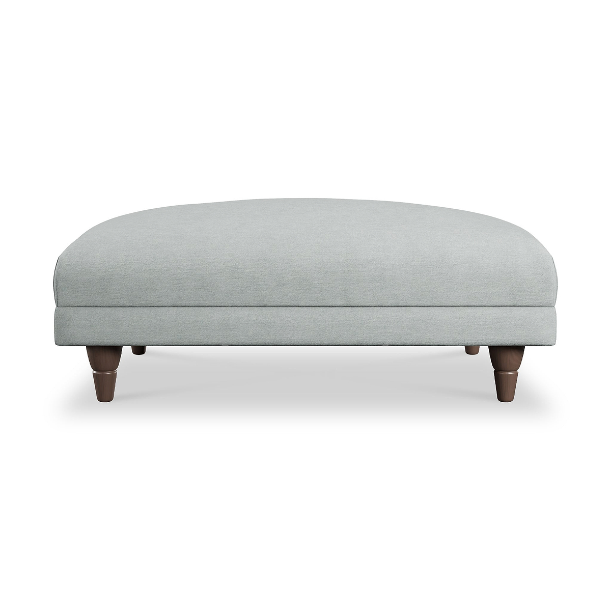 Bampton Banquette Footstool Sky Beech Feet from Roseland Furniture