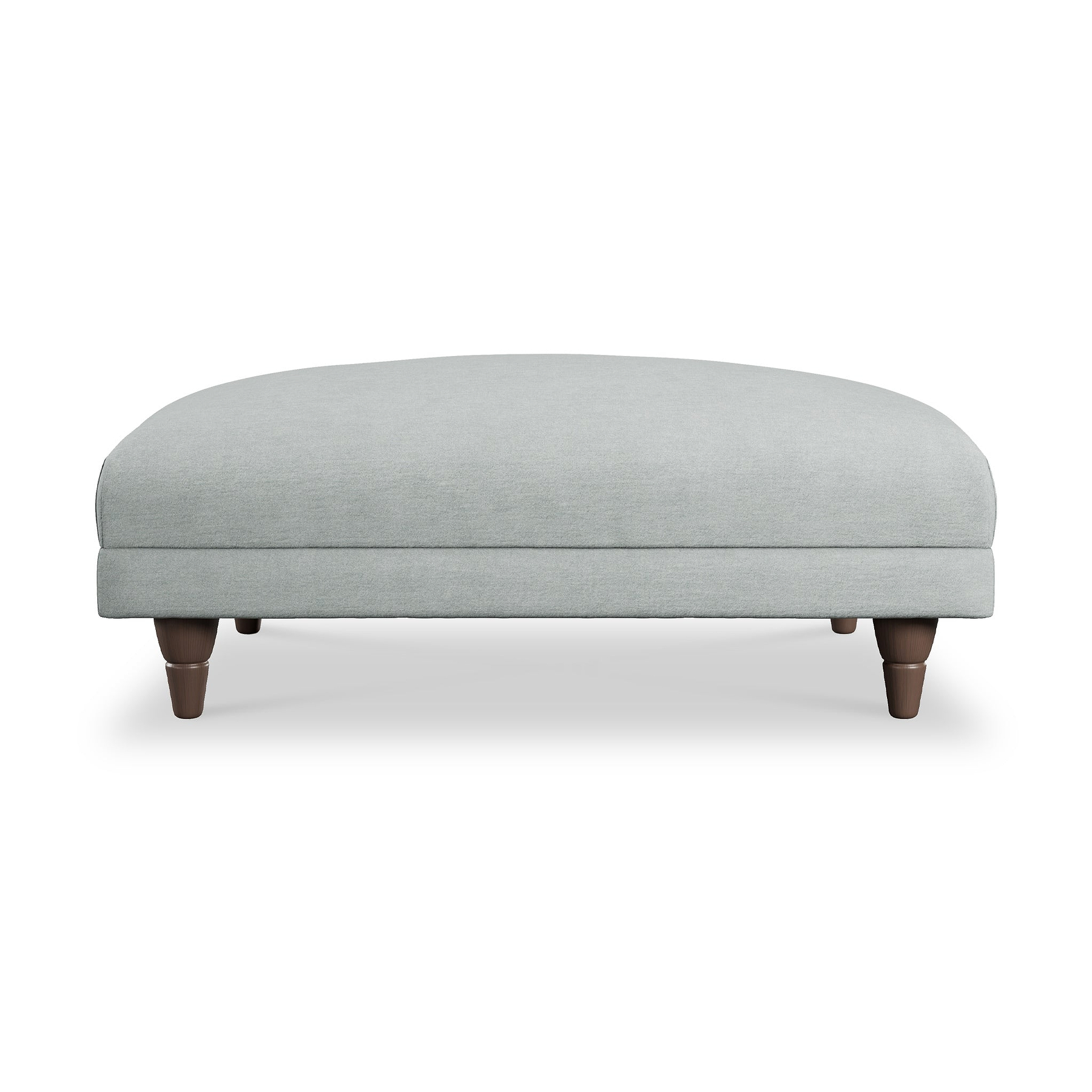 Bampton Banquette Footstool Sky Beech Feet from Roseland Furniture