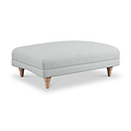 Bampton Banquette Footstool Sky Oak Feet from Roseland Furniture