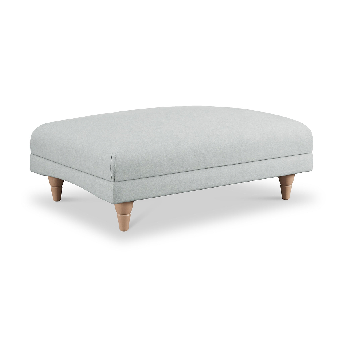 Bampton Banquette Footstool Sky Oak Feet from Roseland Furniture