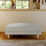 Bampton Banquette Footstool Sky Oak Feet from Roseland Furniture