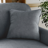 Bampton 3 Seater Chaise Sofa Granite Beech Feet from Roseland Furniture