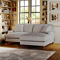 Bampton 3 Seater Chaise Sofa RH Silver Beech Feet from Roseland Furniture