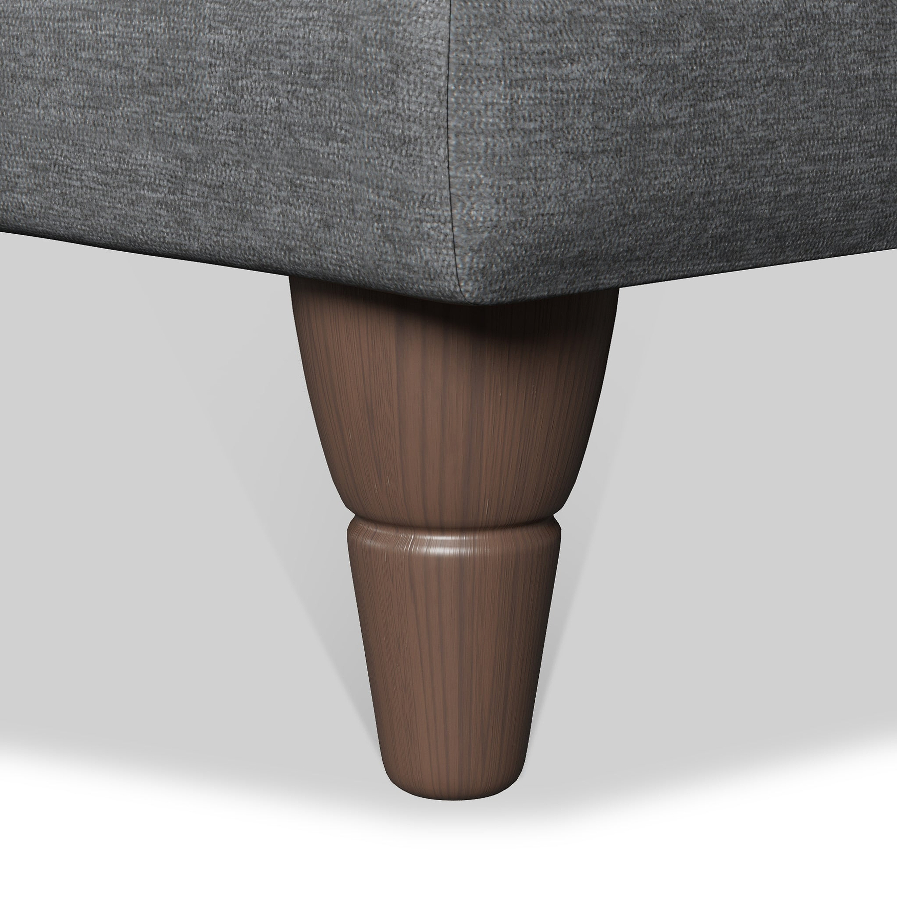 Bampton Snuggle Armchair Charcoal Beech Feet from Roseland Furniture