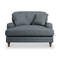 Bampton Snuggle Armchair Granite Beech Feet from Roseland Furniture