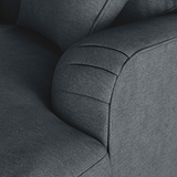 Bampton Snuggle Armchair Granite Beech Feet from Roseland Furniture