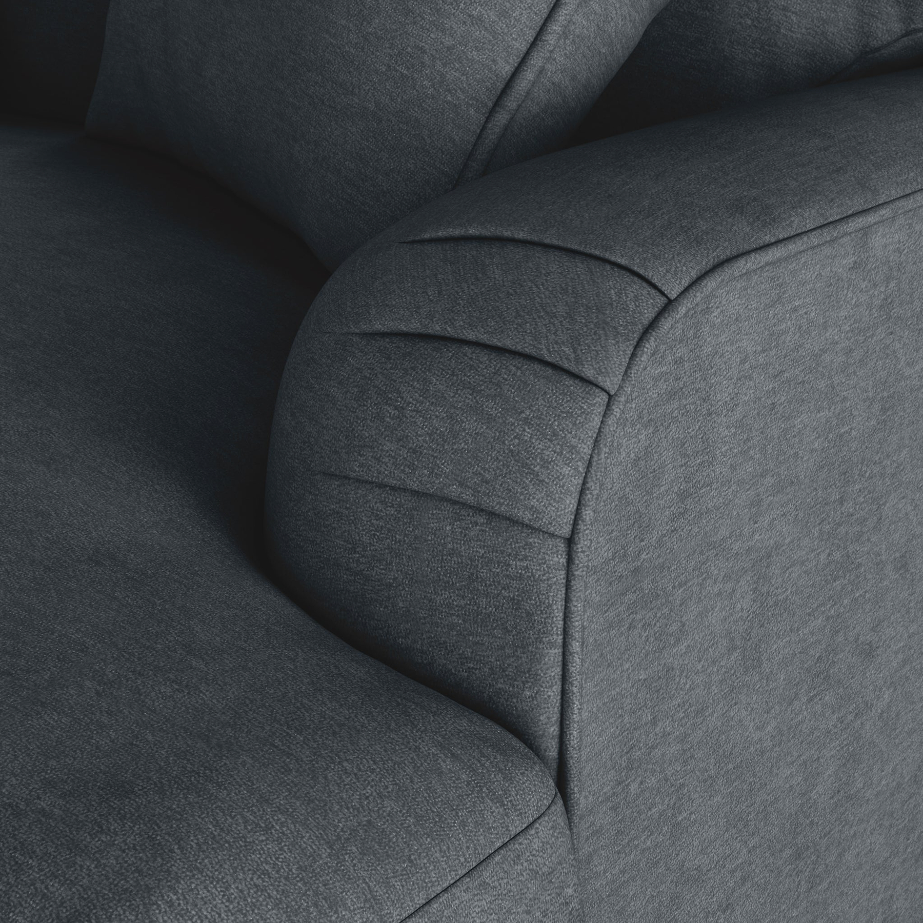 Bampton Snuggle Armchair Granite Beech Feet from Roseland Furniture