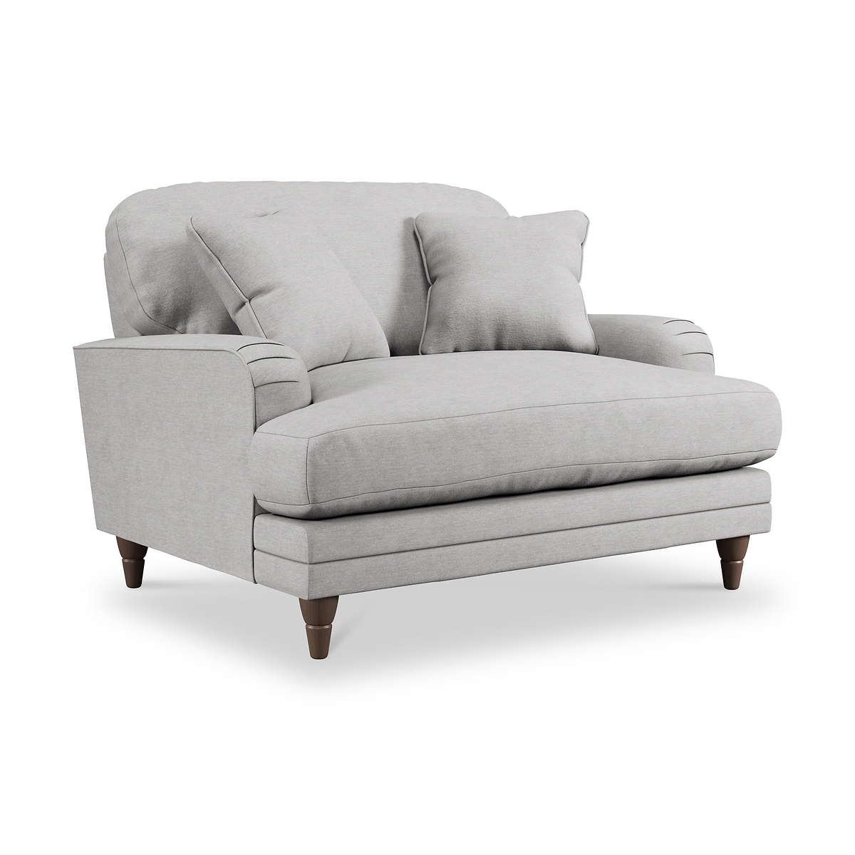 Bampton Snuggle Armchair Silver from Roseland Furniture