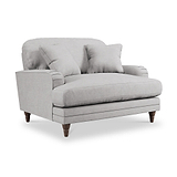 Bampton Snuggle Armchair Silver from Roseland Furniture