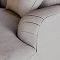 Bampton Snuggle Armchair Silver from Roseland Furniture