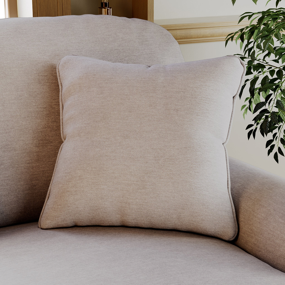 Bampton Snuggle Armchair Silver from Roseland Furniture