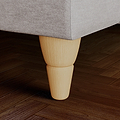 Bampton Snuggle Armchair Silver Oak Feet from Roseland Furniture