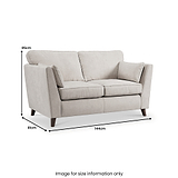 Osten 2 Seater Sofa Stone from Roseland Furniture