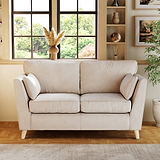 Osten 2 Seater Sofa Stone Oak Feet from Roseland Furniture