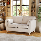 Osten 2 Seater Sofa Stone Oak Feet from Roseland Furniture