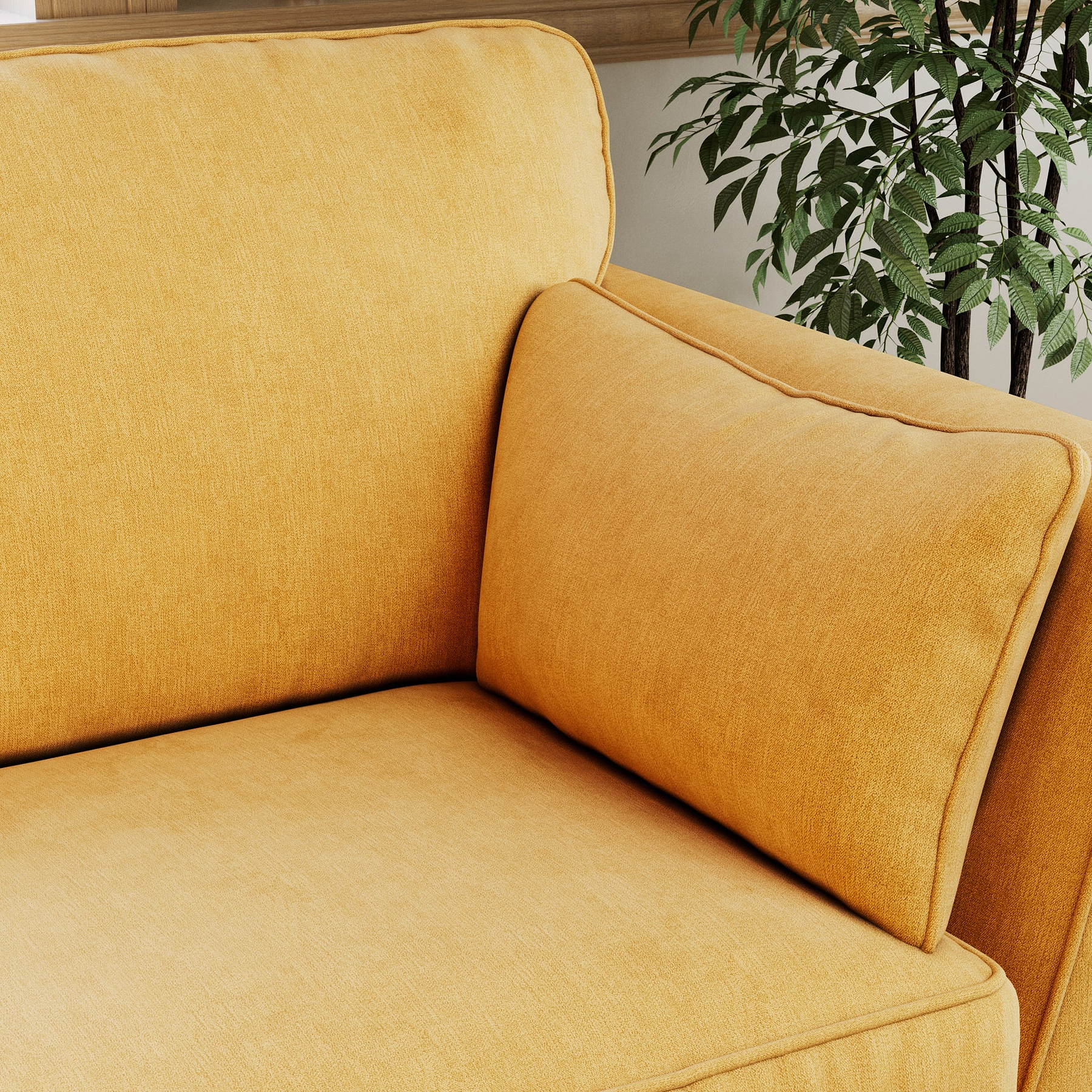 Osten 2 Seater Sofa Lemon from Roseland Furniture
