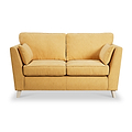 Osten 2 Seater Sofa Lemon Oak Feet from Roseland Furniture
