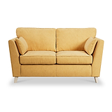 Osten 2 Seater Sofa Lemon Oak Feet from Roseland Furniture