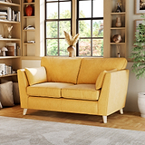 Osten 2 Seater Sofa Lemon Oak Feet from Roseland Furniture