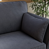 Osten 2 Seater Sofa Navy from Roseland Furniture