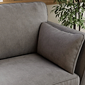 Osten 2 Seater Sofa Pewter Beech Feet from Roseland Furniture