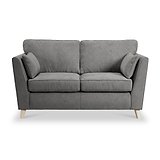 Osten 2 Seater Sofa Pewter Oak Feet from Roseland Furniture