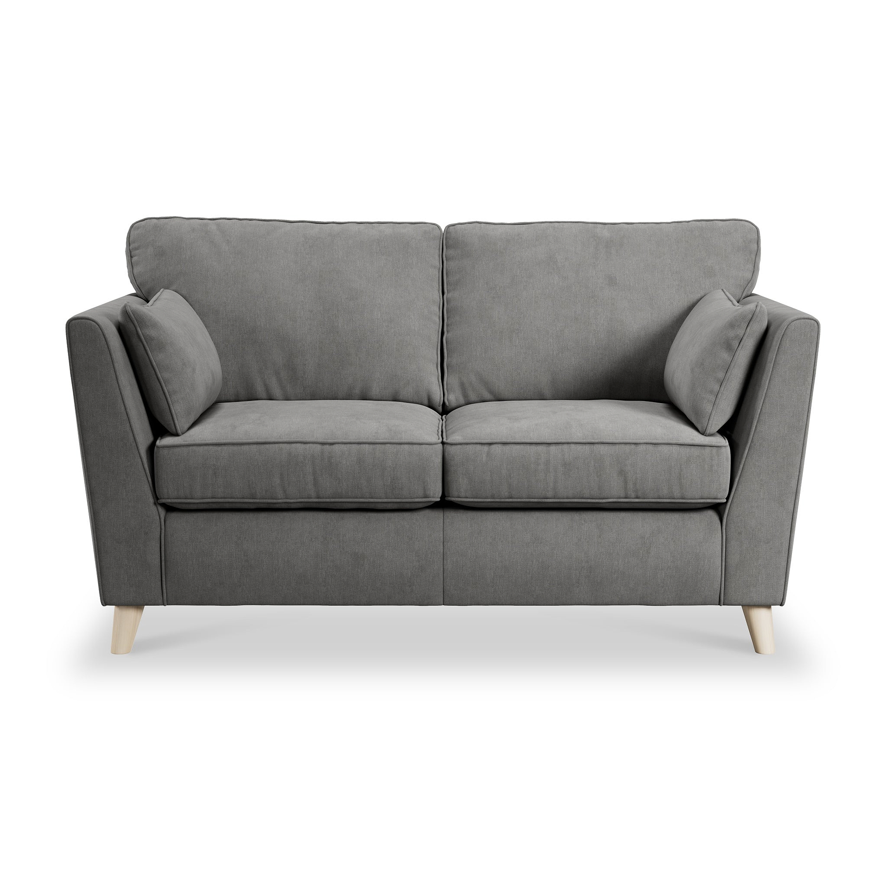 Osten 2 Seater Sofa Pewter Oak Feet from Roseland Furniture
