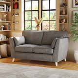Osten 2 Seater Sofa Pewter Oak Feet from Roseland Furniture