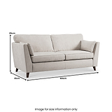 Osten 3 Seater Sofa Stone from Roseland Furniture