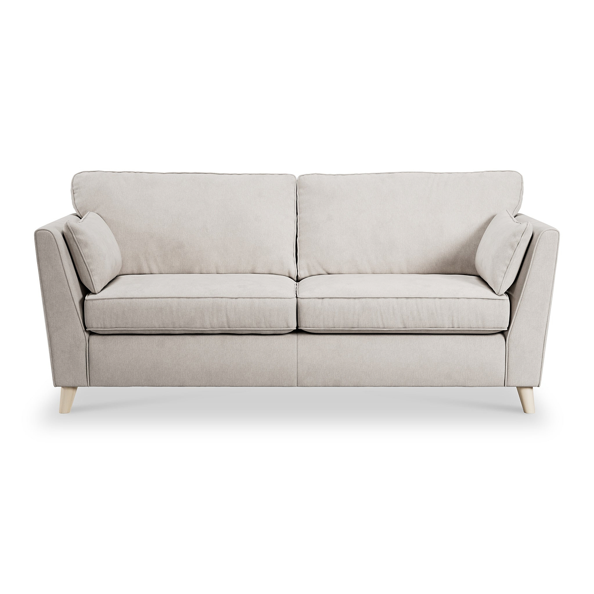 Osten 3 Seater Sofa Stone Oak Feet from Roseland Furniture