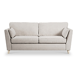 Osten 3 Seater Sofa Stone Oak Feet from Roseland Furniture