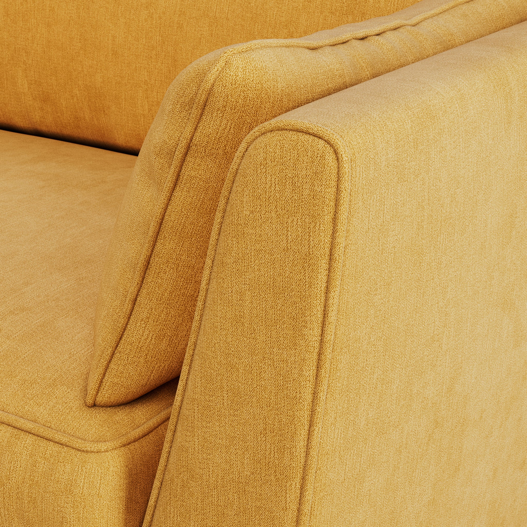 Osten 3 Seater Sofa Lemon Beech Feet from Roseland Furniture