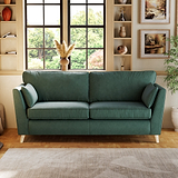 Osten 3 Seater Sofa Ocean Oak Feet from Roseland Furniture