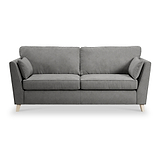Osten 3 Seater Sofa Pewter Oak Feet from Roseland Furniture