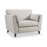 Osten Snuggler Armchair Stone Beech Feet from Roseland Furniture